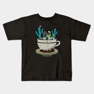 Cofee and cacti Kids T-Shirt